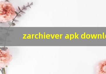 zarchiever apk download